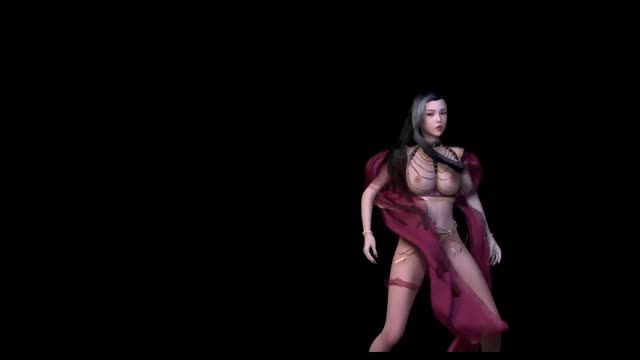MMDLISA-SENORITA未经过审查的3D色情舞蹈